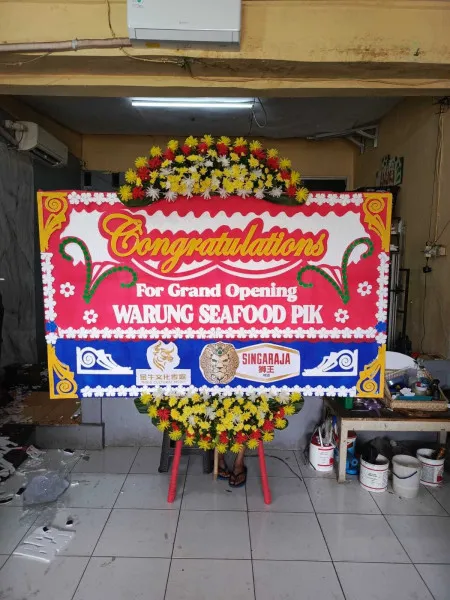 Papan Bunga Ucapan Selamat Ancol Dreamland