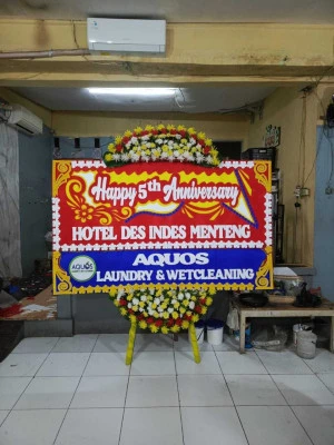 Papan Bunga di Ancol Dreamland